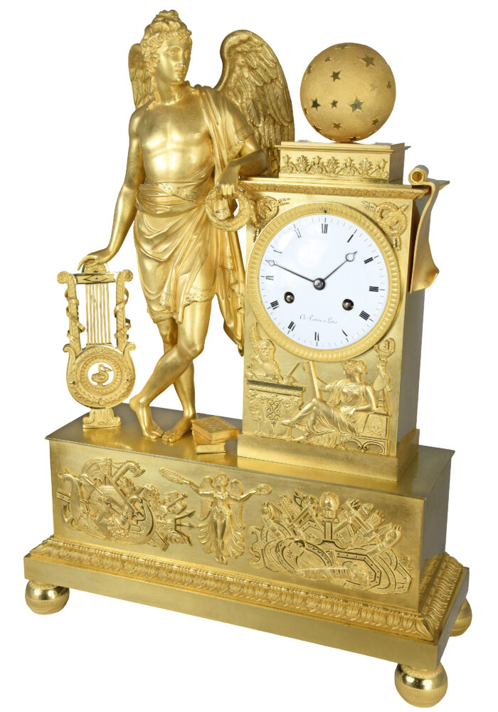 Pendule Allégories des Arts, Charles TERRIEN 1815 - Image 4