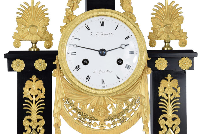Pendule portique Empire Horloger : ROSSELET 1815 – Image 8