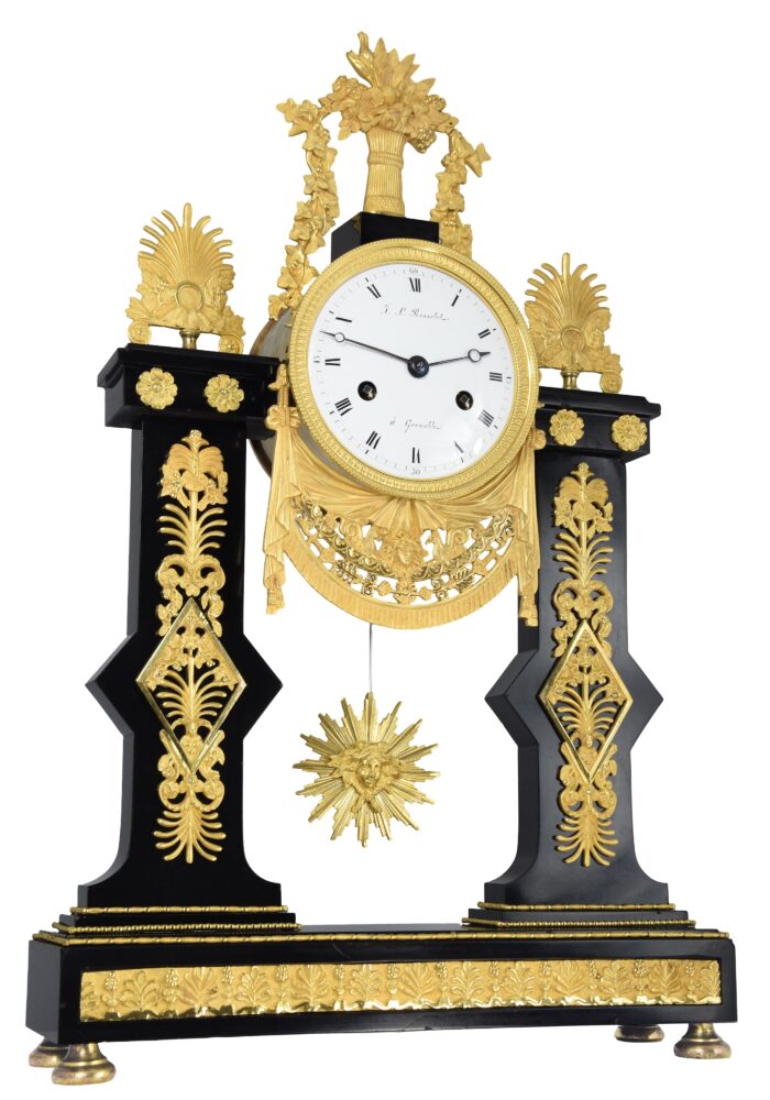 Pendule portique Empire Horloger : ROSSELET 1815 – Image 5