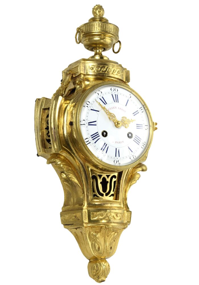 Pendule cartel d'applique Horloger : LAGARDE 1860