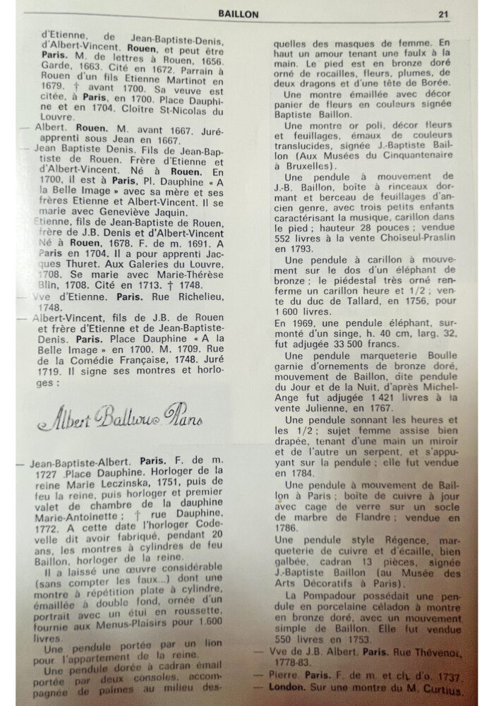 Pendule XVIIIème 1790 Horloger : Jean-Baptiste Baillon III – Image 14