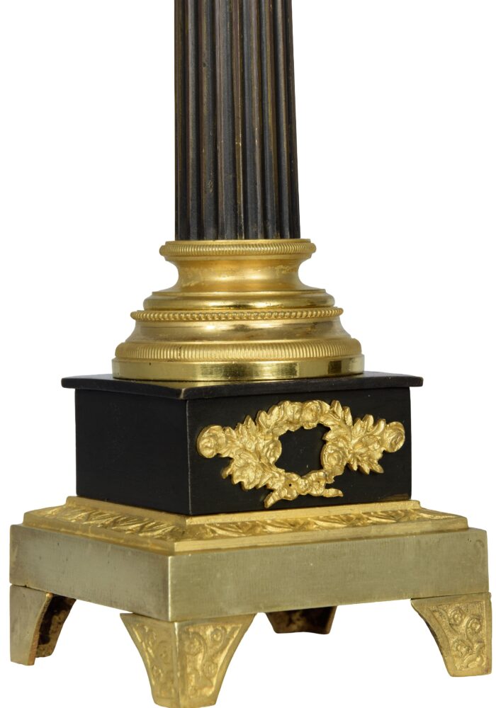 Paire de chandeliers époque Restauration 1820 – Image 5