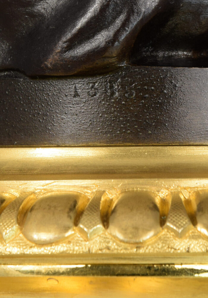 Pendule "Amour menaçant" Sculpteur : Alfred DAUBRÉE – Image 11