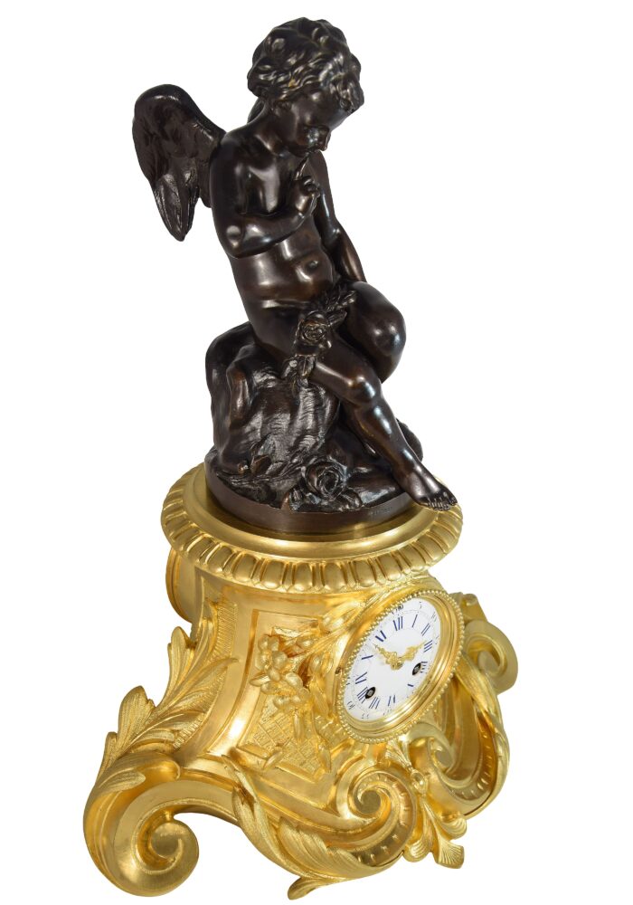 Pendule "Amour menaçant" Sculpteur : Alfred DAUBRÉE – Image 3