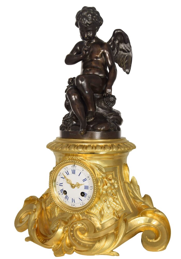 Pendule "Amour menaçant" Sculpteur : Alfred DAUBRÉE – Image 4