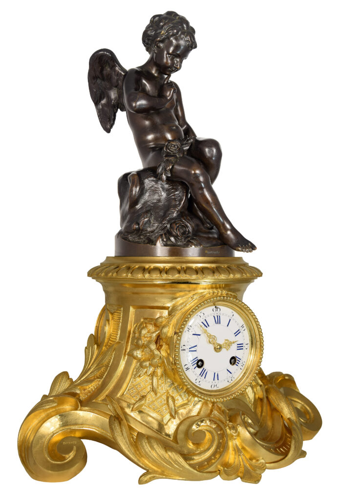 Pendule "Amour menaçant" Sculpteur : Alfred DAUBRÉE