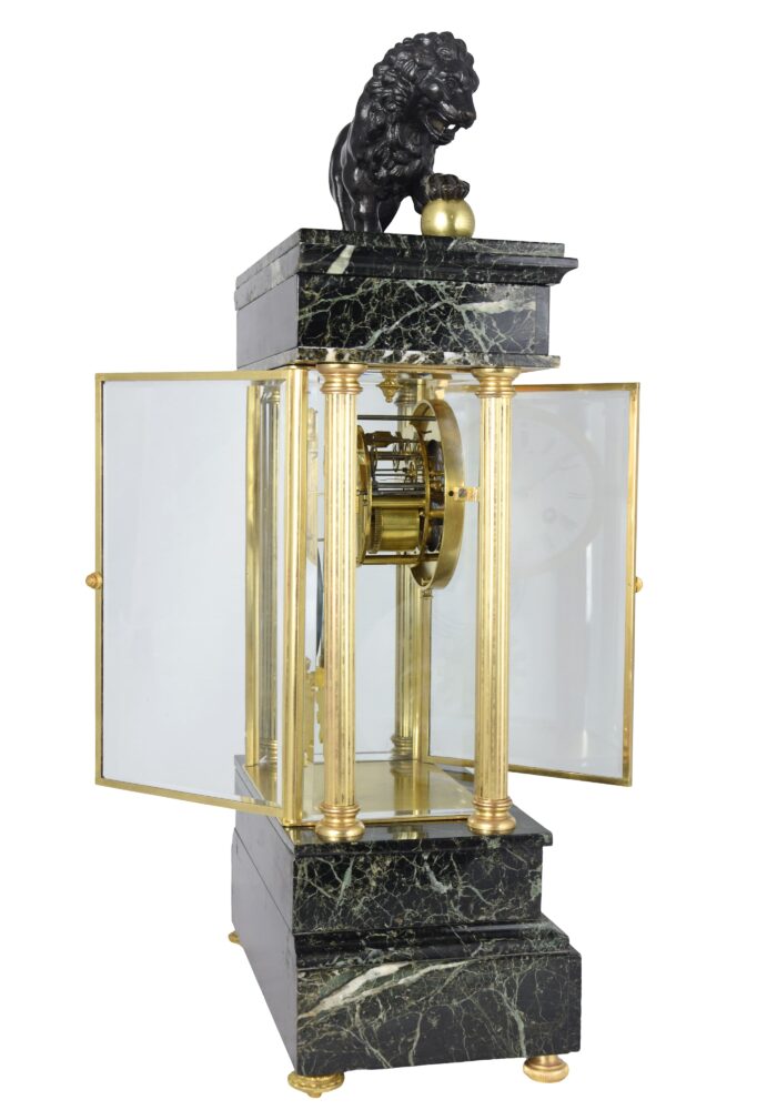 Pendule "Un lion puissant" de style Empire XIXème – Image 6