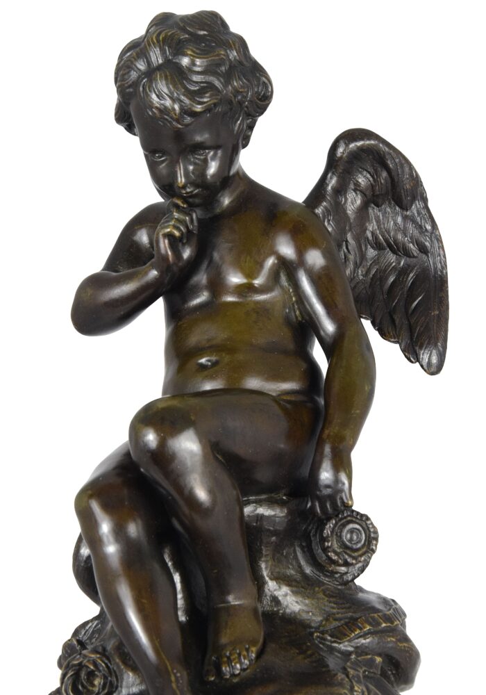 Pendule "Amour menaçant" Louis XVI XIXème - Image 9