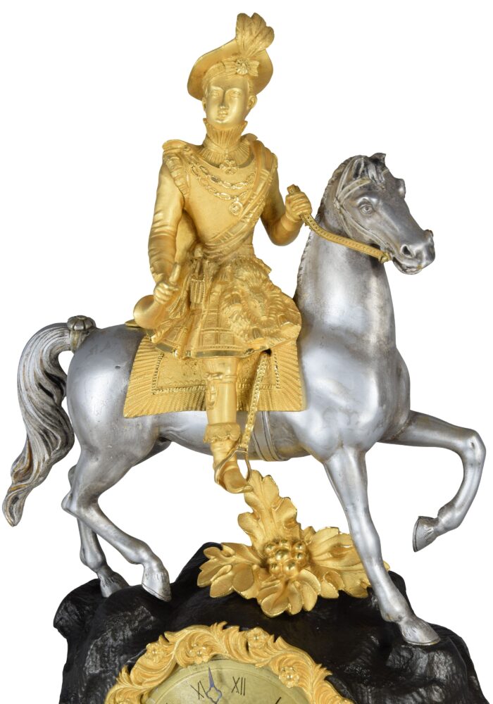 Pendule "Prestige Équestre" 1840 - Image 8