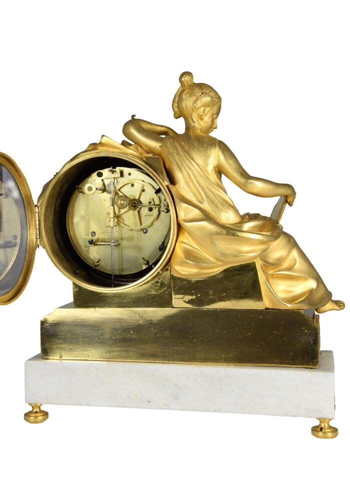 Pendule Cléopatre et le serpent HORLOGER : MALLET - Image 12