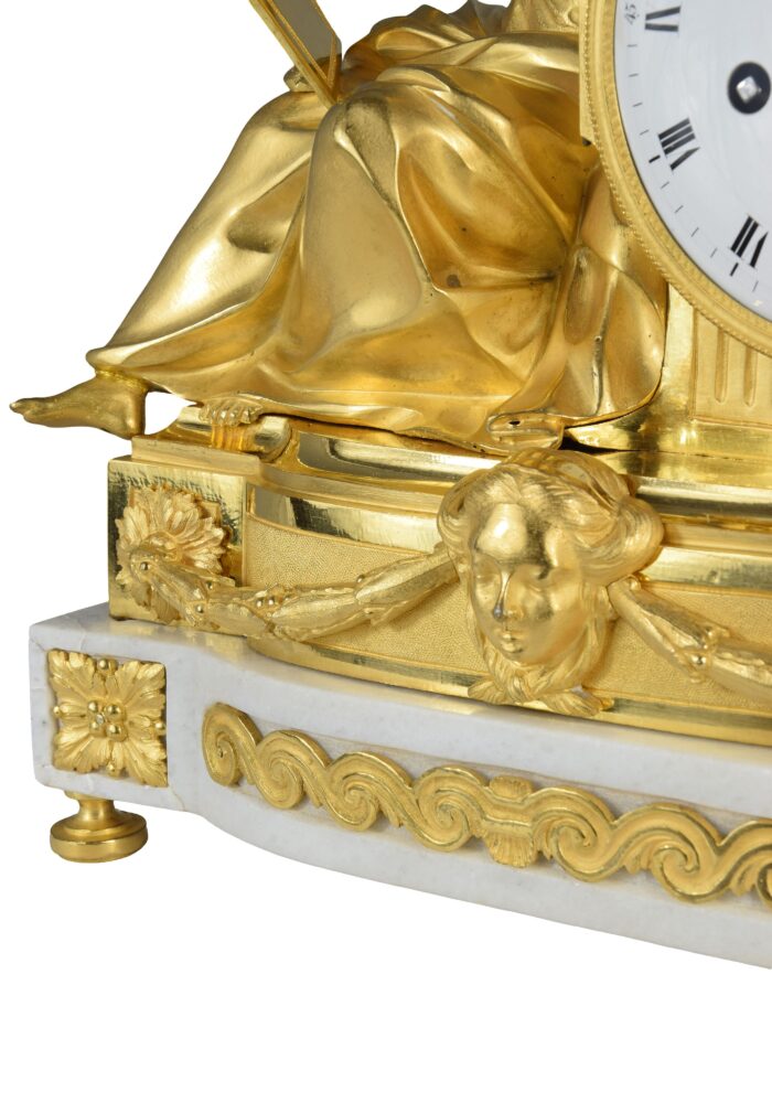 Pendule Cléopatre et le serpent HORLOGER : MALLET - Image 8