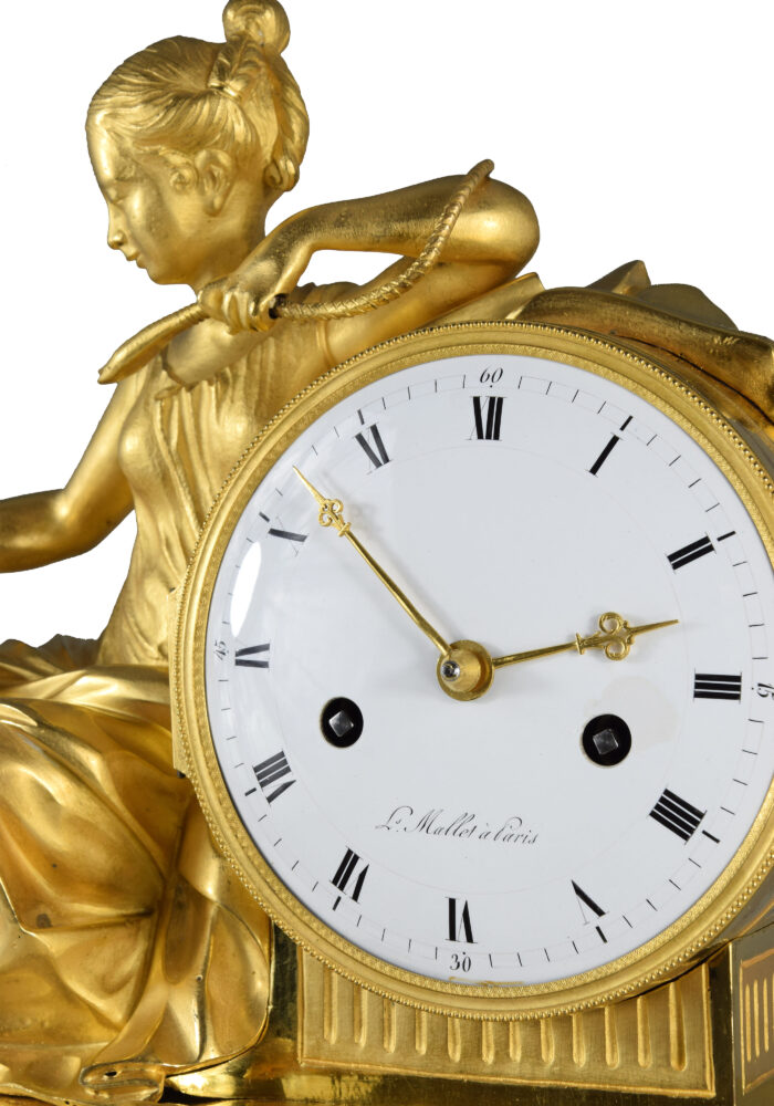 Pendule Cléopatre et le serpent HORLOGER : MALLET - Image 7