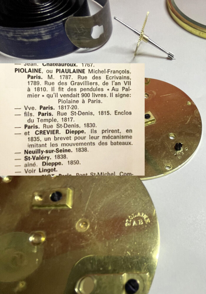 Pendule portique Horloger : PIOLAINE 1840 - Image 10