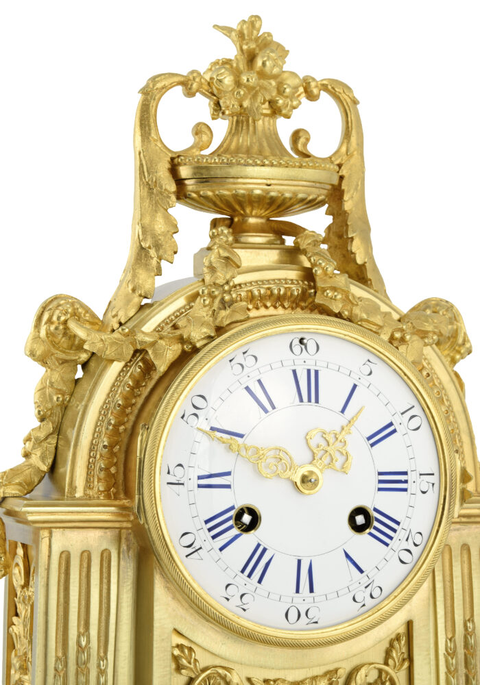 Pendule en bronze doré Napoléon III – Bild 5