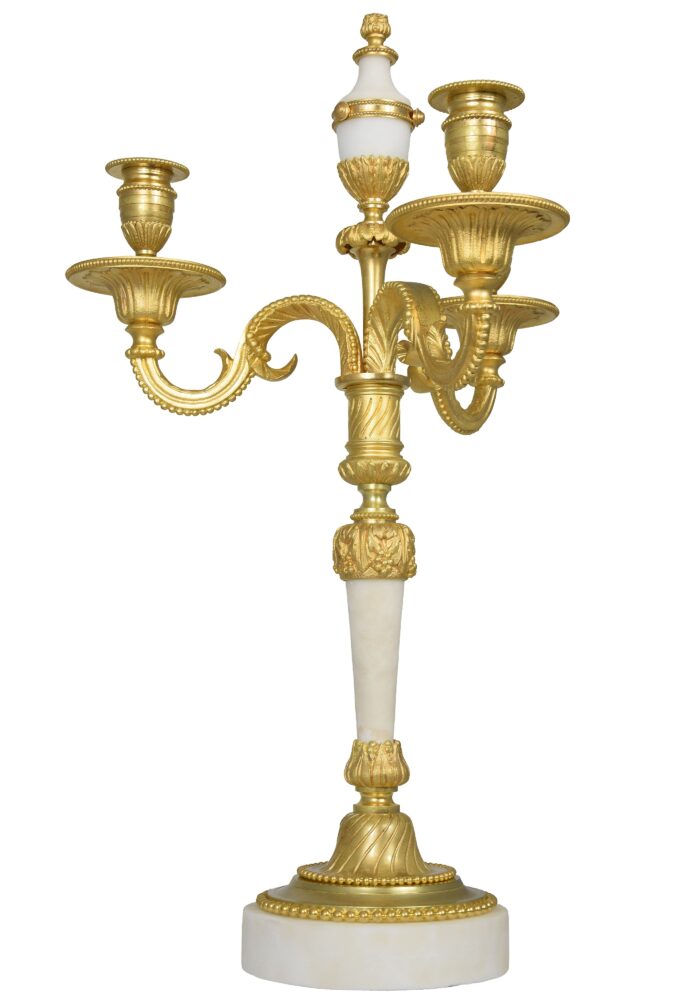 Paire de chandeliers style Empire XIXème