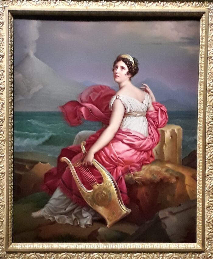 Grande Pendule "Corinne au cap Misène" 1840 – Image 11