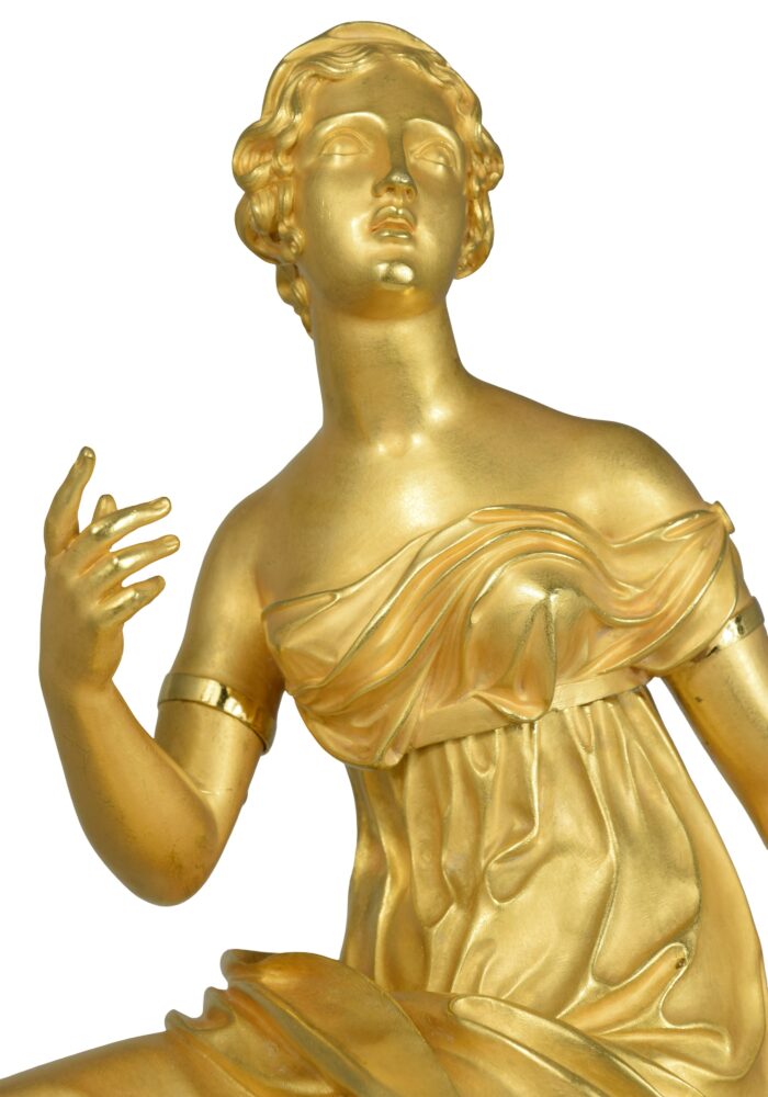 Grande Pendule "Corinne au cap Misène" 1840 – Image 6