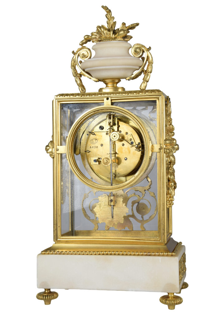 Pendule cage en verre Horloger : MARTI 1889 – Image 9