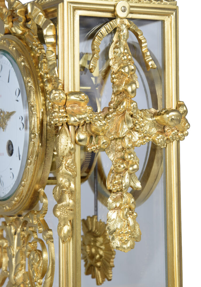 Pendule cage en verre Horloger : MARTI 1889 – Image 10