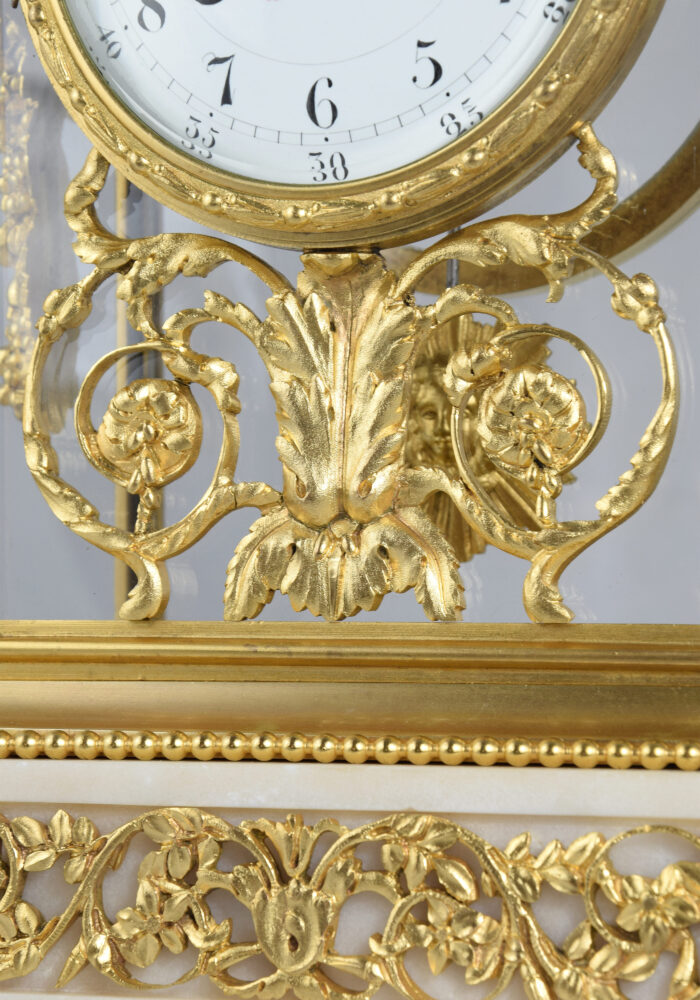 Pendule cage en verre Horloger : MARTI 1889 – Image 8