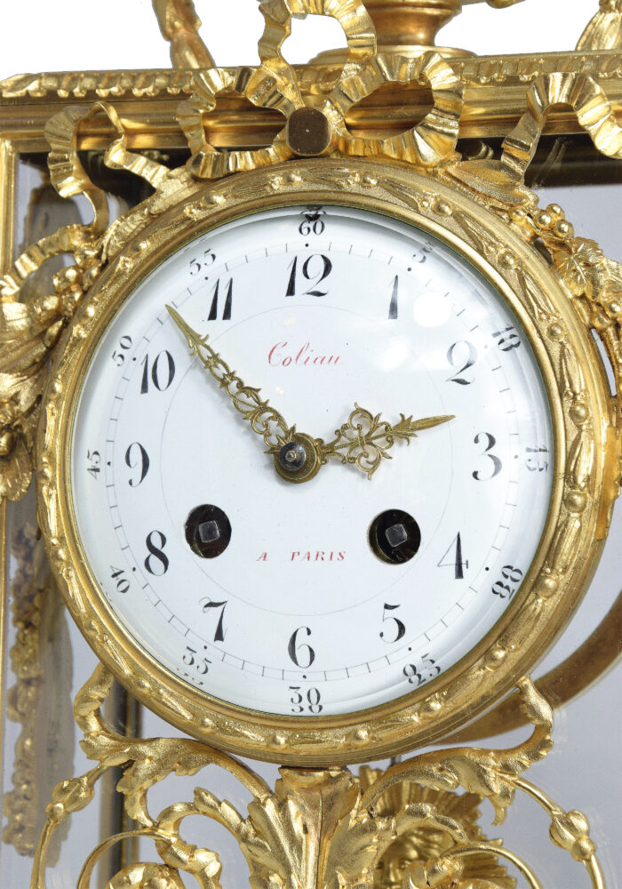 Pendule cage en verre Horloger : MARTI 1889 – Image 7