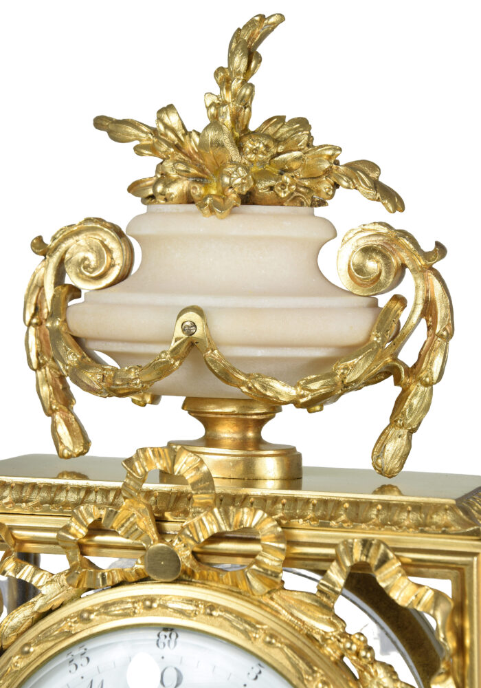 Pendule cage en verre Horloger : MARTI 1889 – Image 6