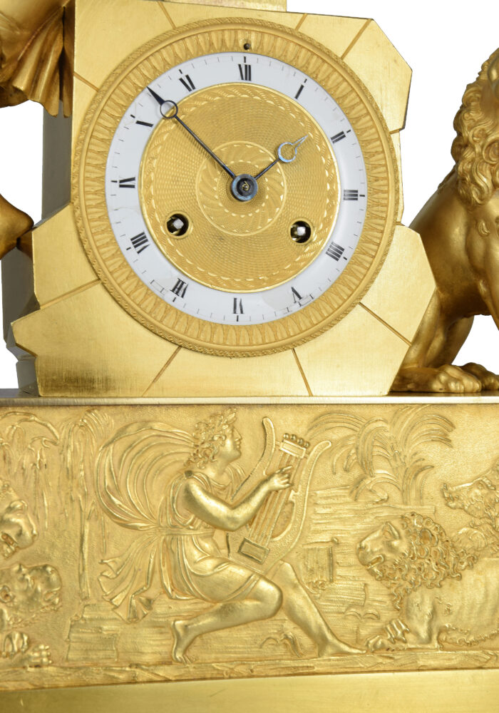 Pendule "Orphée charmant les bêtes sauvages" mythologique – Image 8