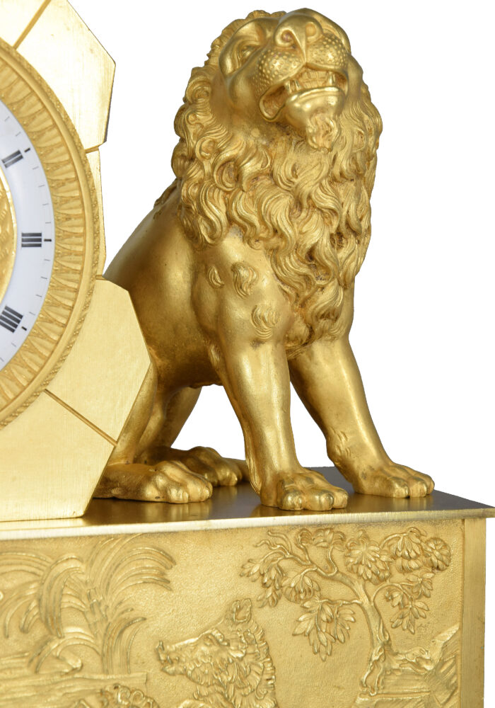 Pendule "Orphée charmant les bêtes sauvages" mythologique – Image 7