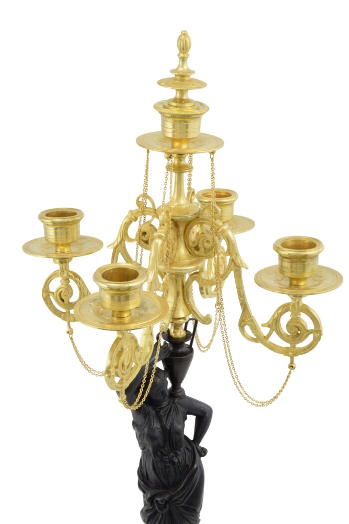 Candélabres aux Vestales Napoléon III - Image 7