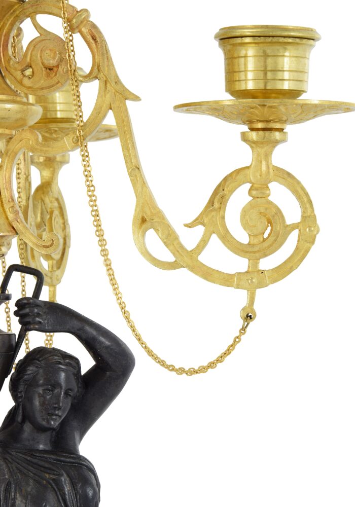 Candélabres aux Vestales Napoléon III - Image 8