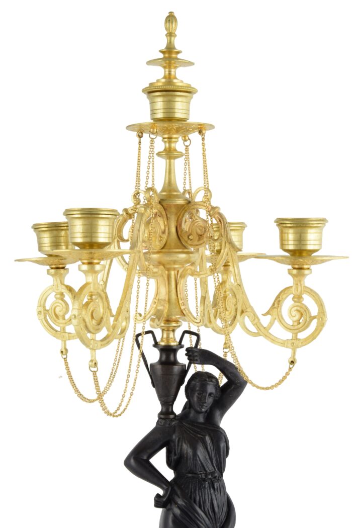 Candélabres aux Vestales Napoléon III - Image 12