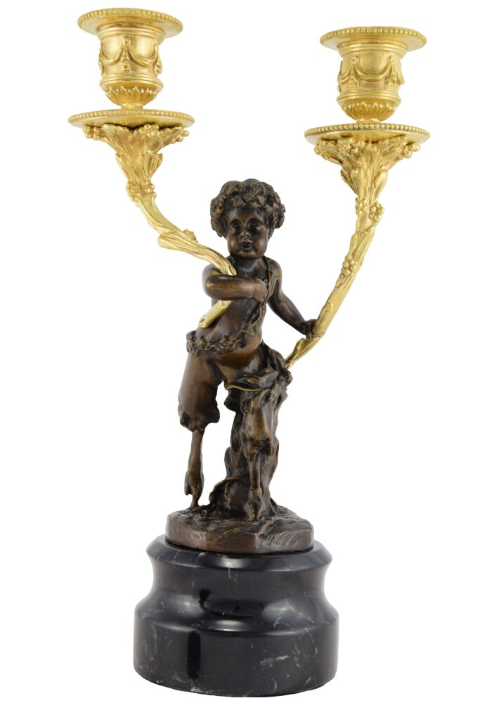 Chandeliers Nymphe et Faune Napoléon III – Bild 7