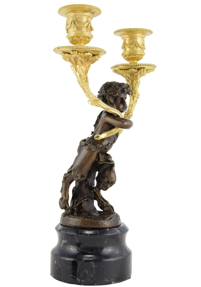 Chandeliers Nymphe et Faune Napoléon III – Bild 6