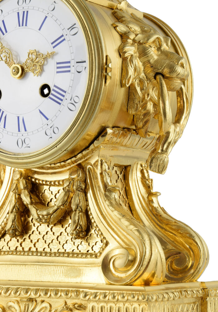 Pendule "Mufles de lion" Néo-classique JAPY FILS 1855 – Image 8