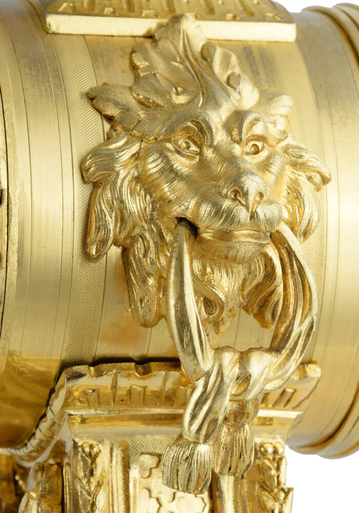 Pendule "Mufles de lion" Néo-classique JAPY FILS 1855 – Image 7