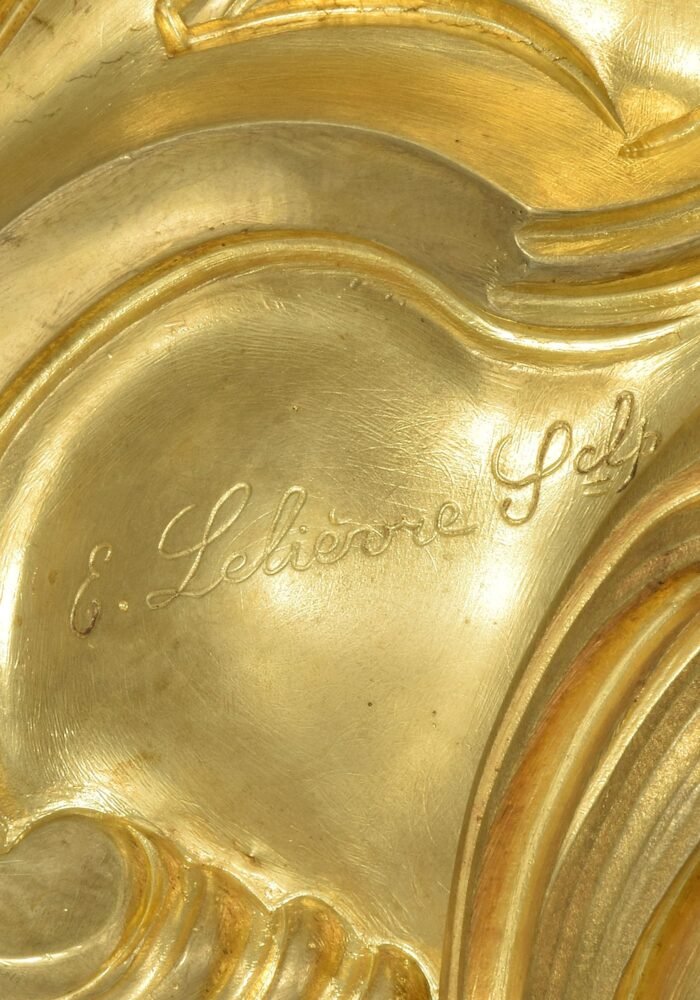 Pendule du Sculpteur Eugène Lelièvre (1856-1945) Louis XV – Image 10