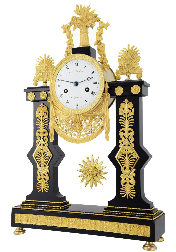 Pendule portique Empire Horloger : ROSSELET 1815 – Bild 4