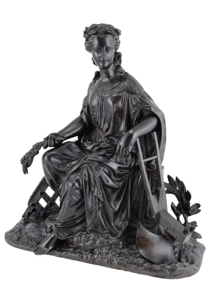Sculpture Mythologique en bronze "Déesse Cérès" 1850
