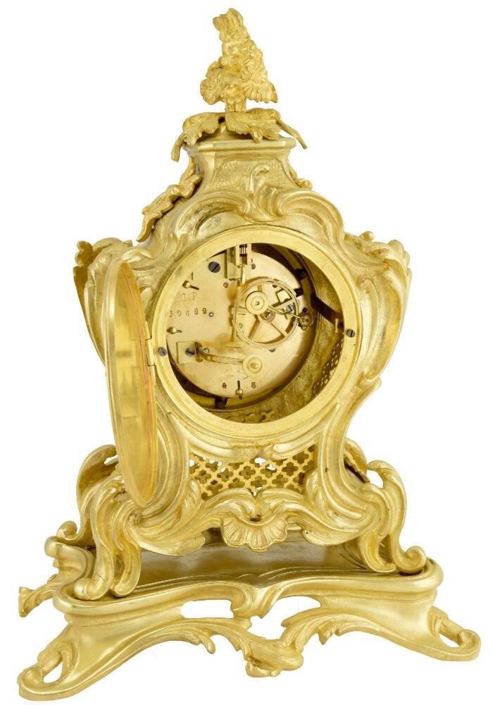 Pendule en bronze style Louis XV – Bild 7