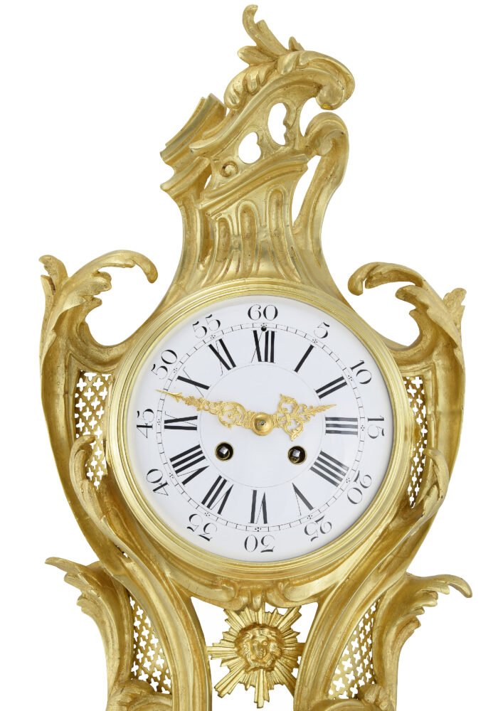 Pendule cartel Murale style Louis XV XIXème - Image 5