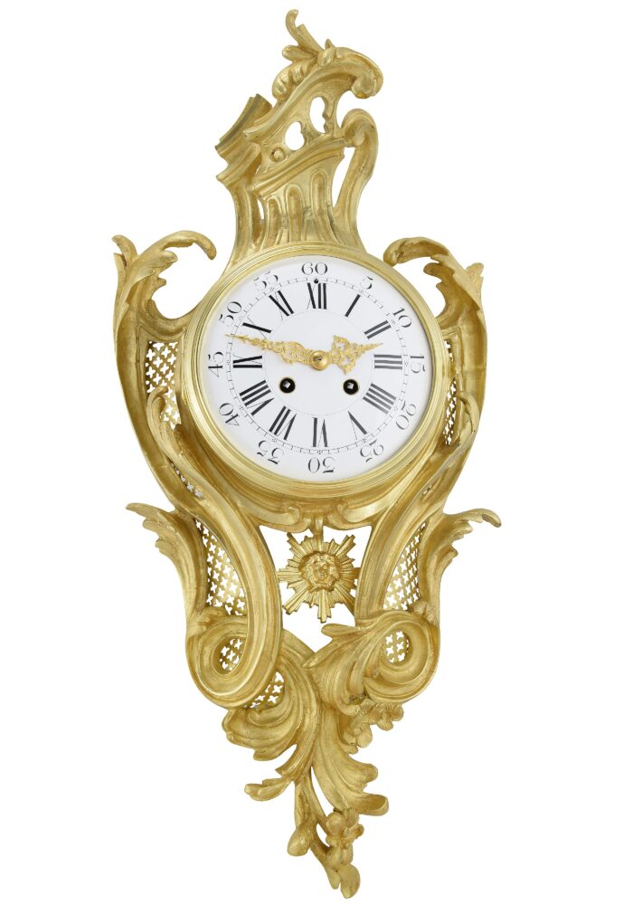 Pendule cartel Murale style Louis XV XIXème