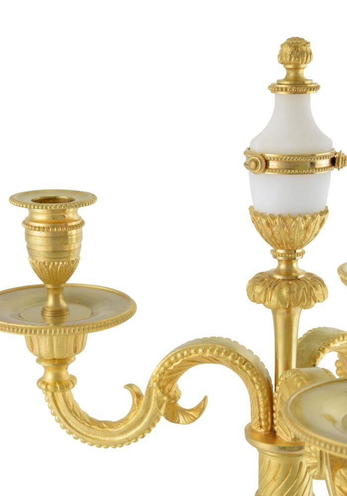 Paire de chandeliers style Empire XIXème – Image 4