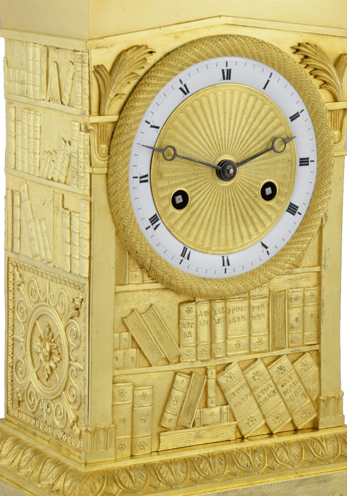 Pendule au buste de Jean Racine Charles X - Image 5