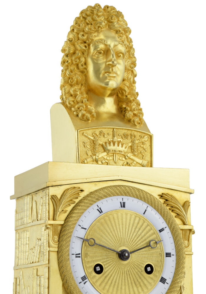 Pendule au buste de Jean Racine Charles X - Image 8