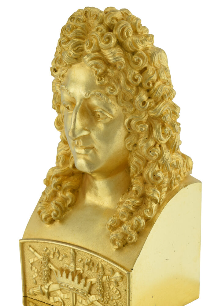 Pendule au buste de Jean Racine Charles X - Image 6