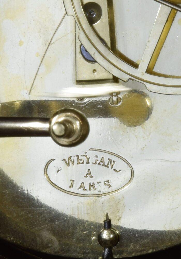 Pendule "Pâris le berger" bronze doré au mercure 1850 - Image 9