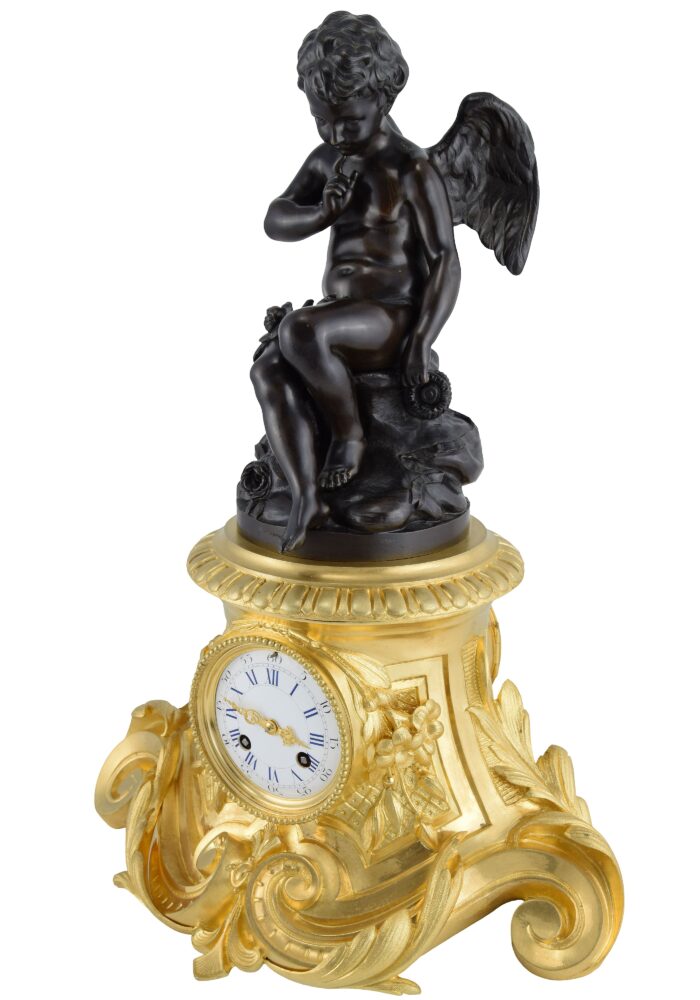 Pendule "Amour menaçant" Sculpteur : Alfred DAUBRÉE - Image 5