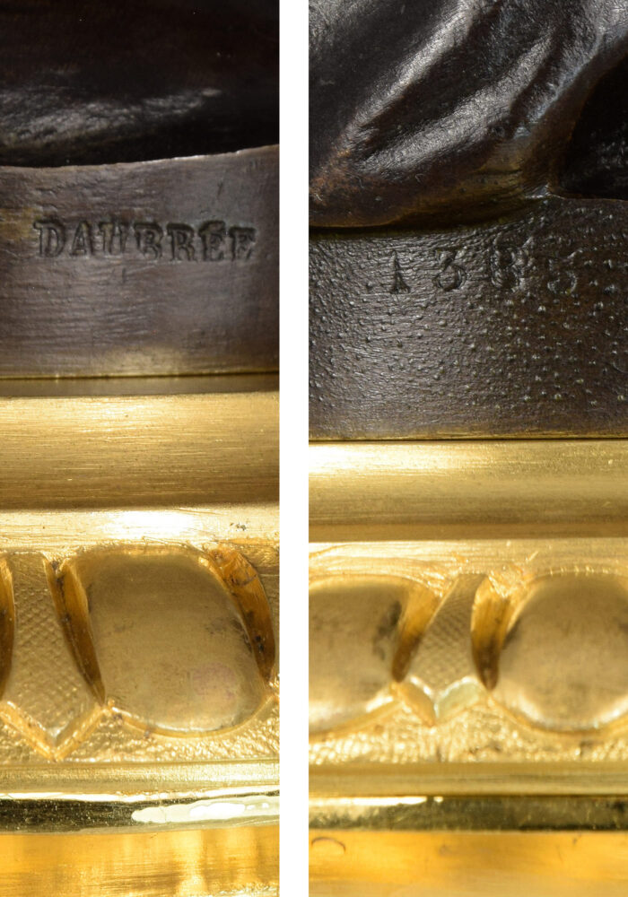 Pendule "Amour menaçant" Sculpteur : Alfred DAUBRÉE - Image 13