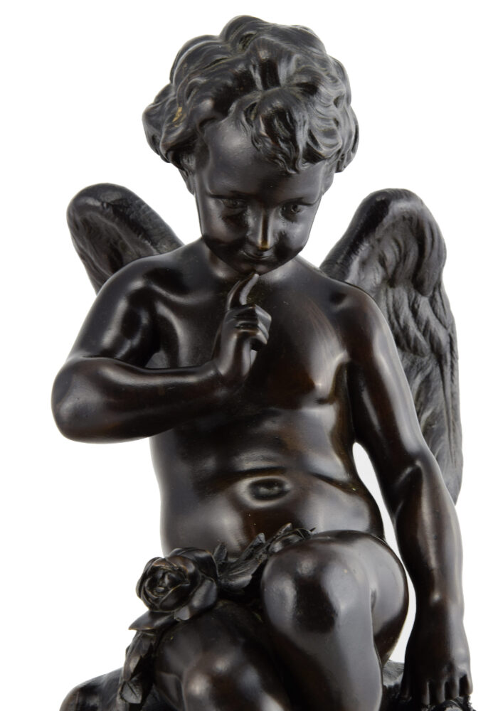 Pendule "Amour menaçant" Sculpteur : Alfred DAUBRÉE - Image 9