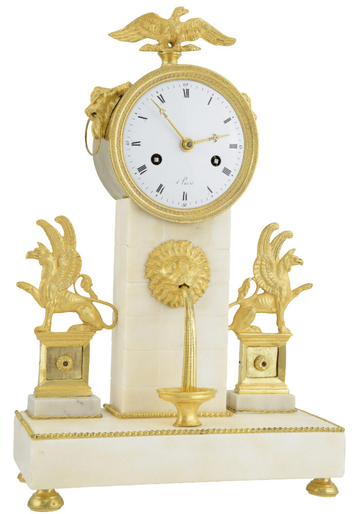 Pendule époque Empire "fontaine" - Image 3
